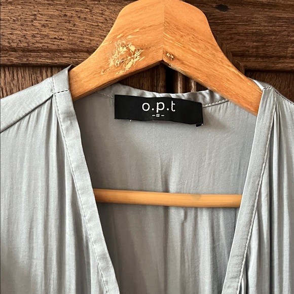 OPT Long Sleeve Light Blue Maxi Dress - Picture 5 of 8